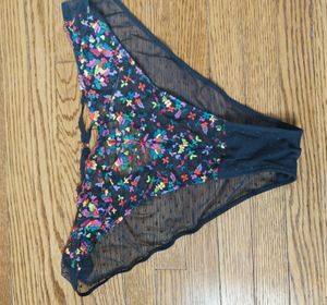 Sheer BlackButterfly Cutout Panties