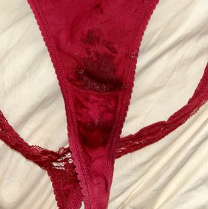 Wet used thong
