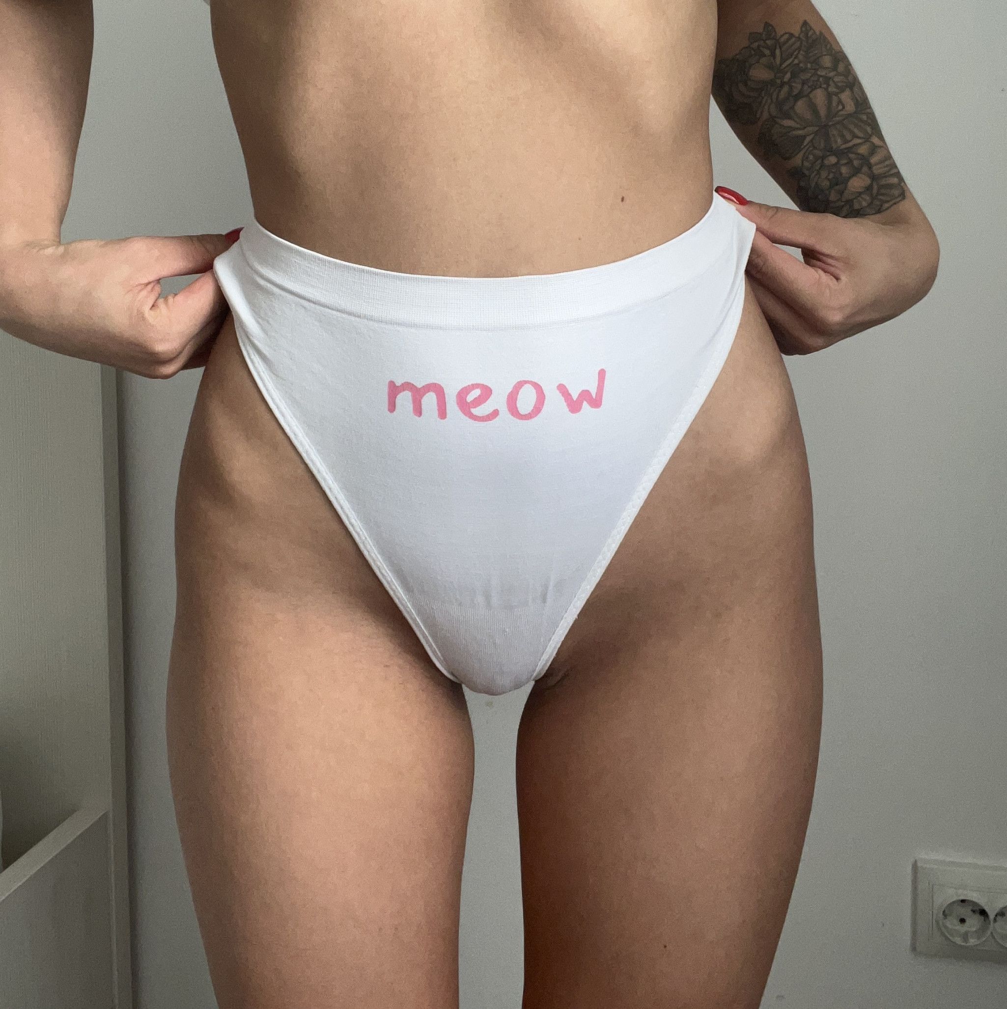 white panties