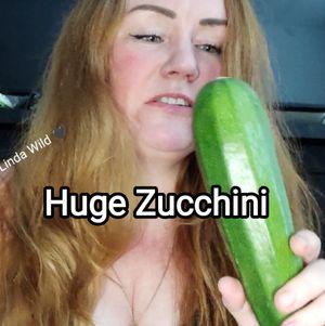 Playing with Huge Zucchini