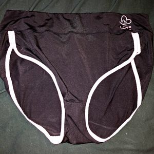 Bbw pink and black undies