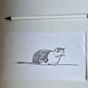 Naive art portrait of your pet