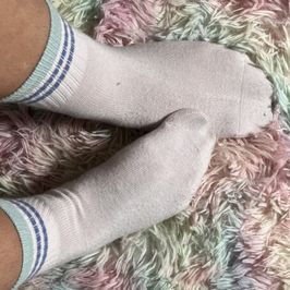 Pair Of Pink Above the Ankle Socks