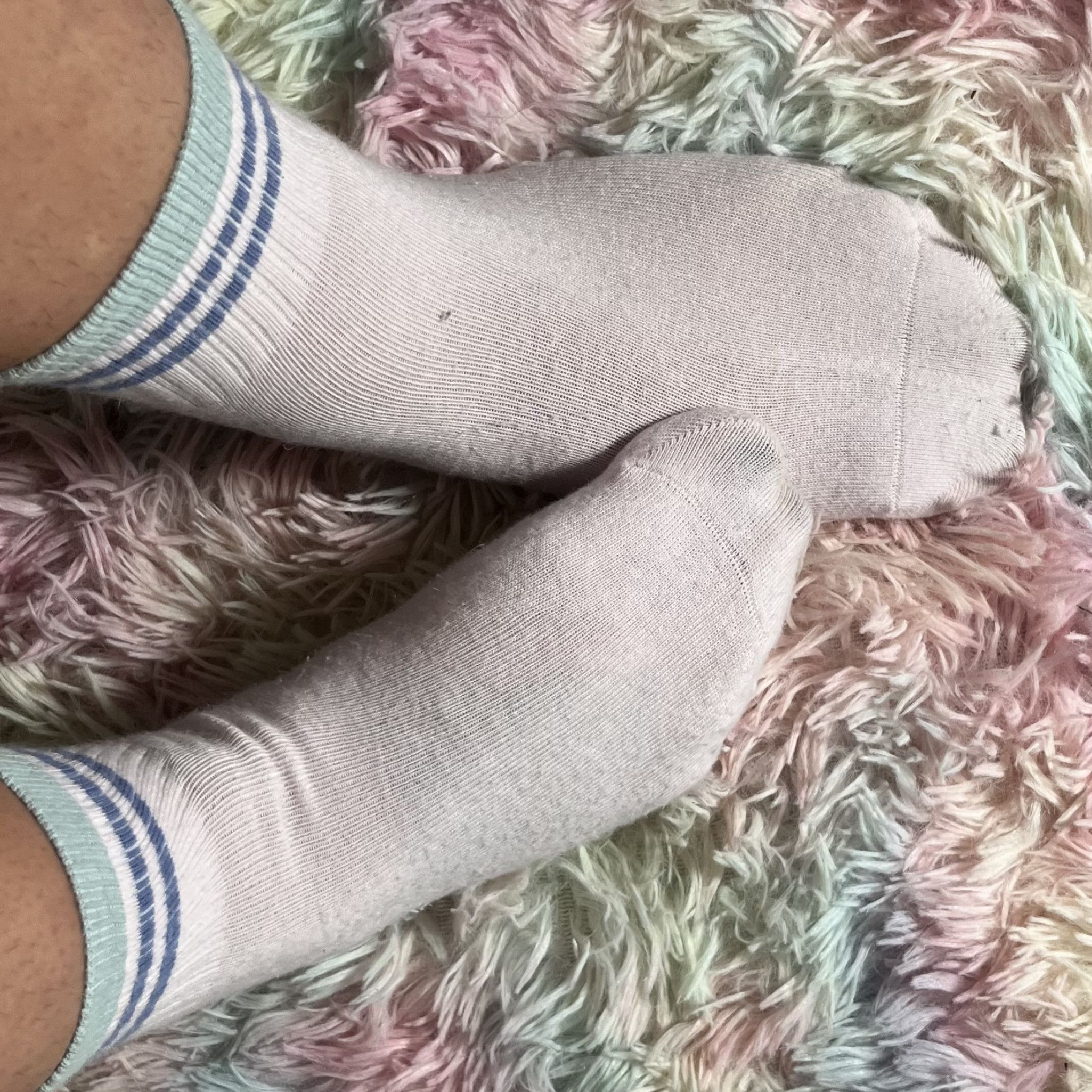 Pair Of Pink Above the Ankle Socks