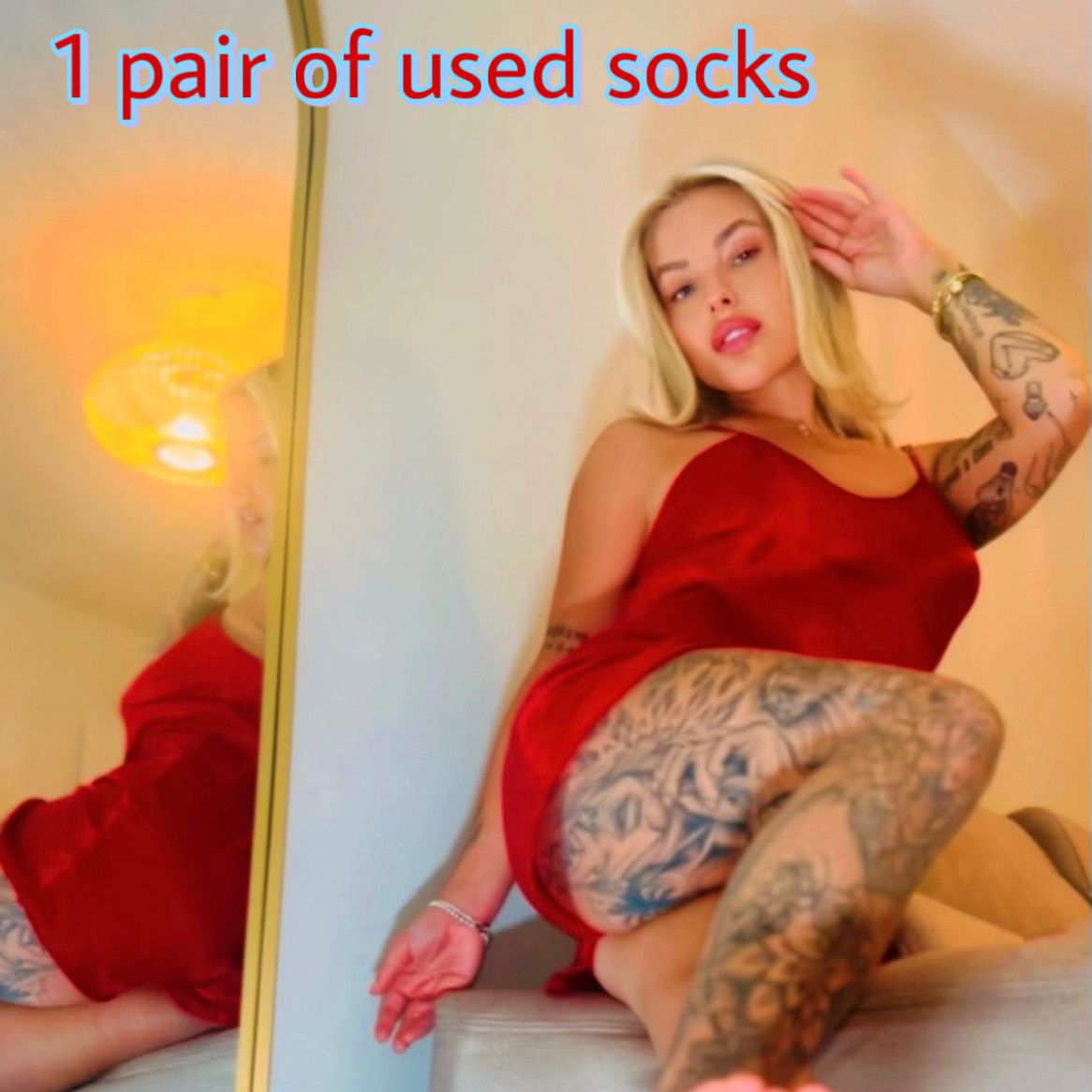 1 pair of used socks