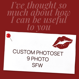 Custom Photoset 9 photo SFW