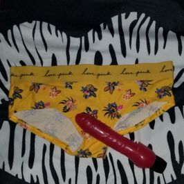 Personalized video toy and panties worn