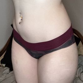 Maroon n Black Camo Panty