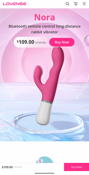 Nora vibrating toy