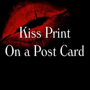 Post Card and Kiss Print
