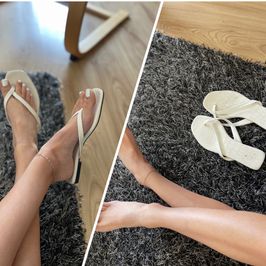 Used summer flip flop