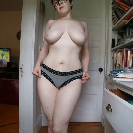 Grey Victorias Secret panties