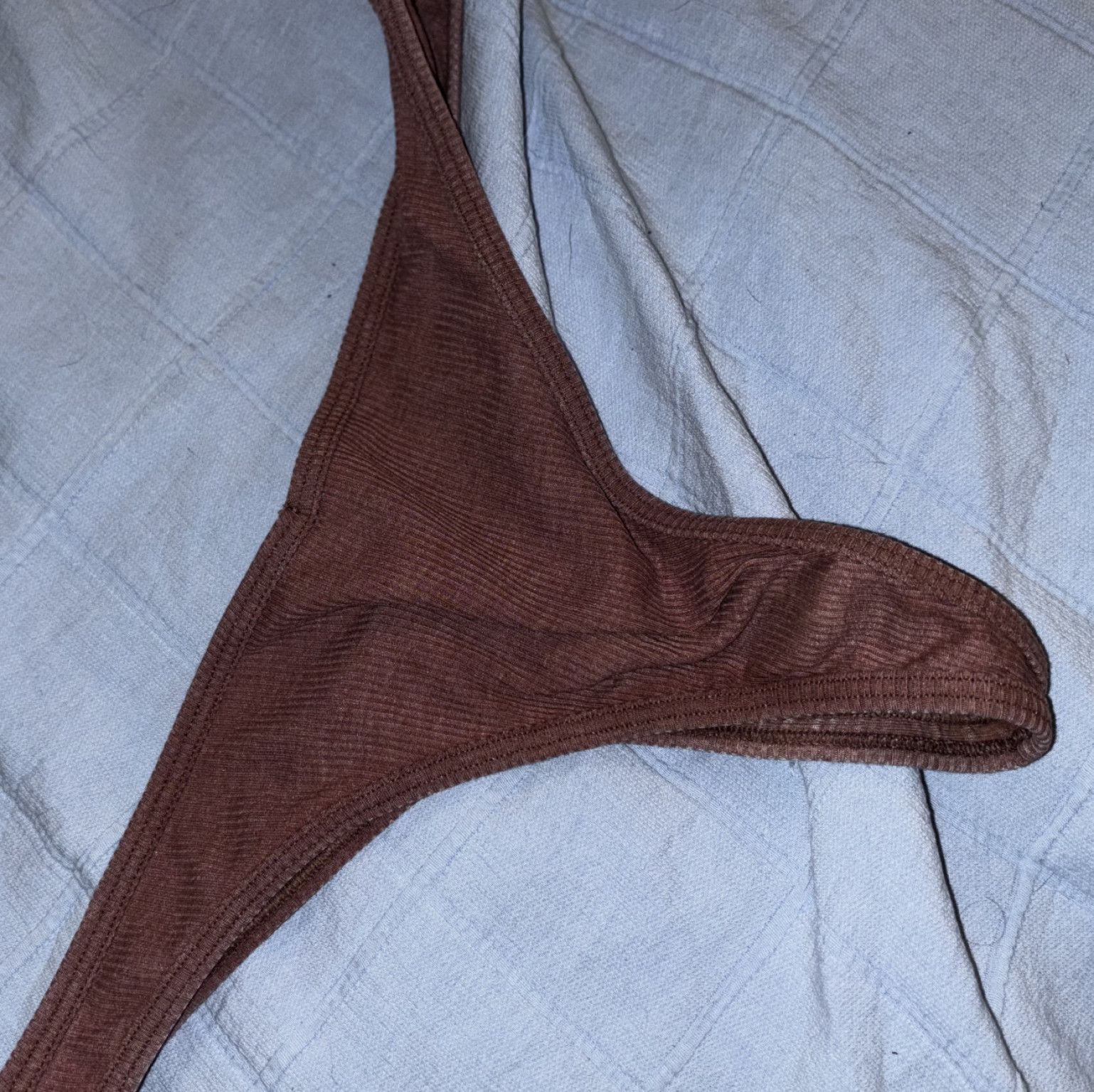 Lolas sweaty panties from cardio and sauna