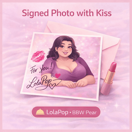 Signed Photo with Kiss