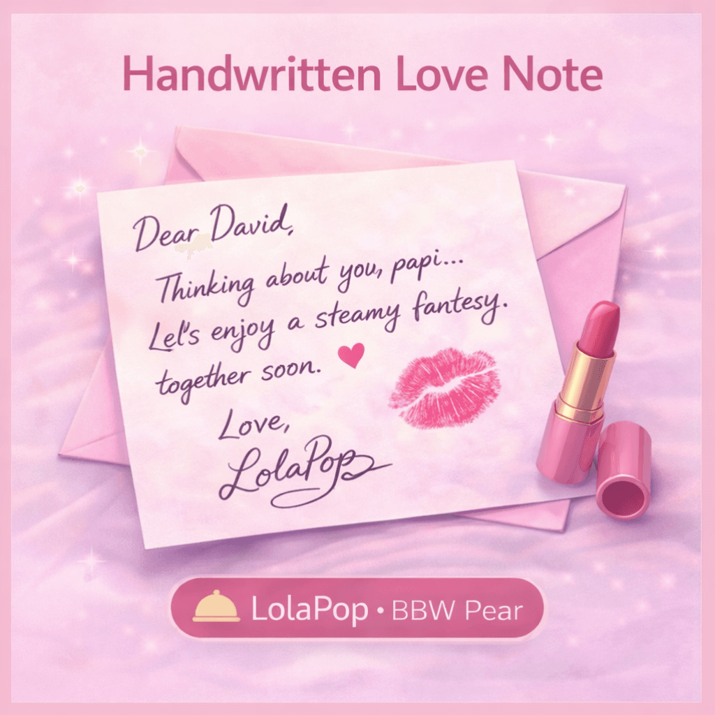 Handwritten Love Note