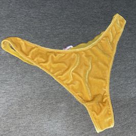 Yellow Velvet Panty