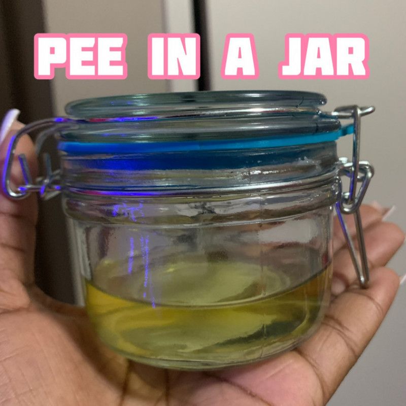 PEE IN A JAR