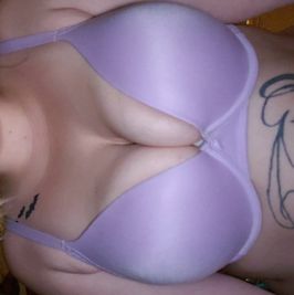Purple bra