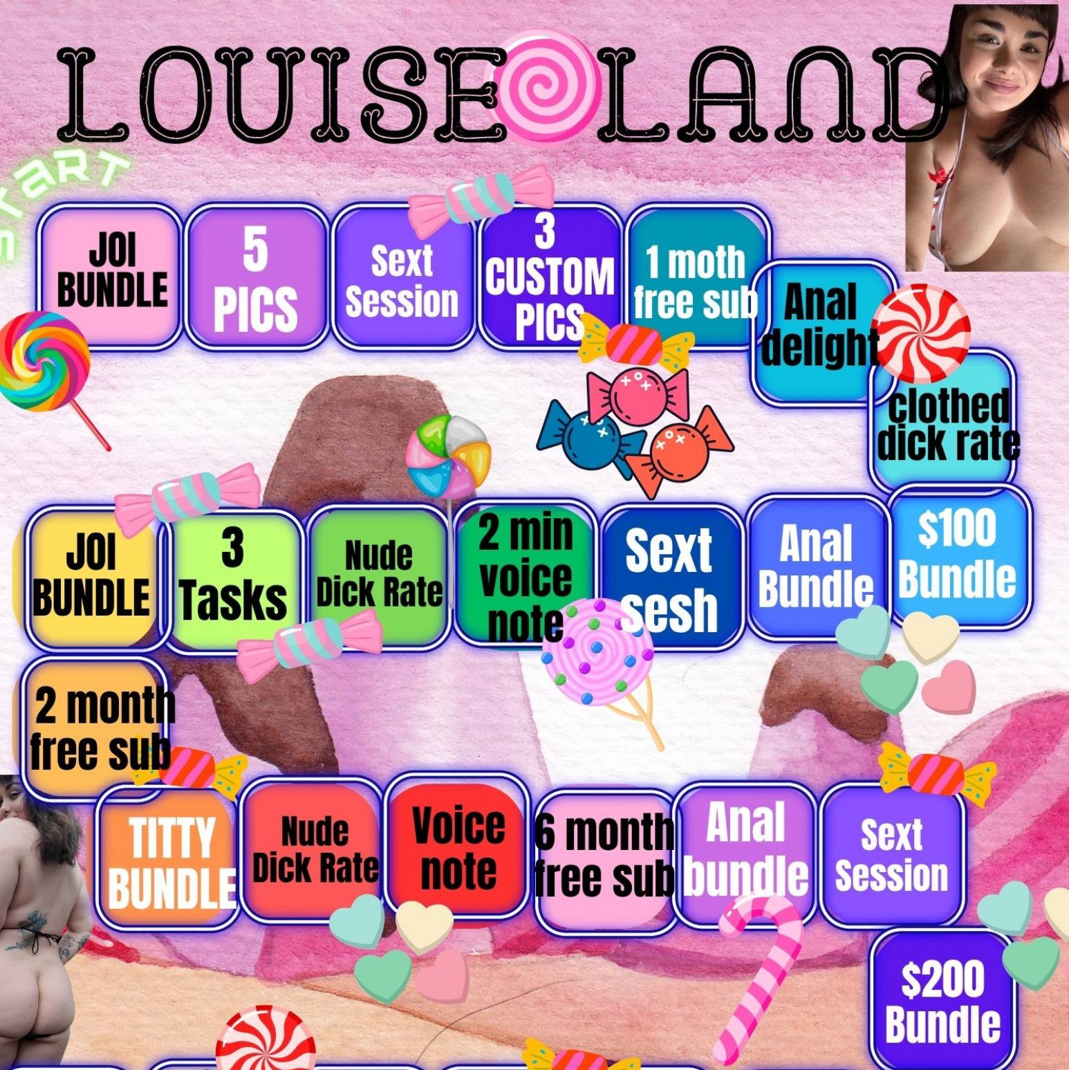Louise land! 1 spin