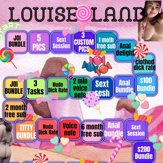 Louise land! 1 spin