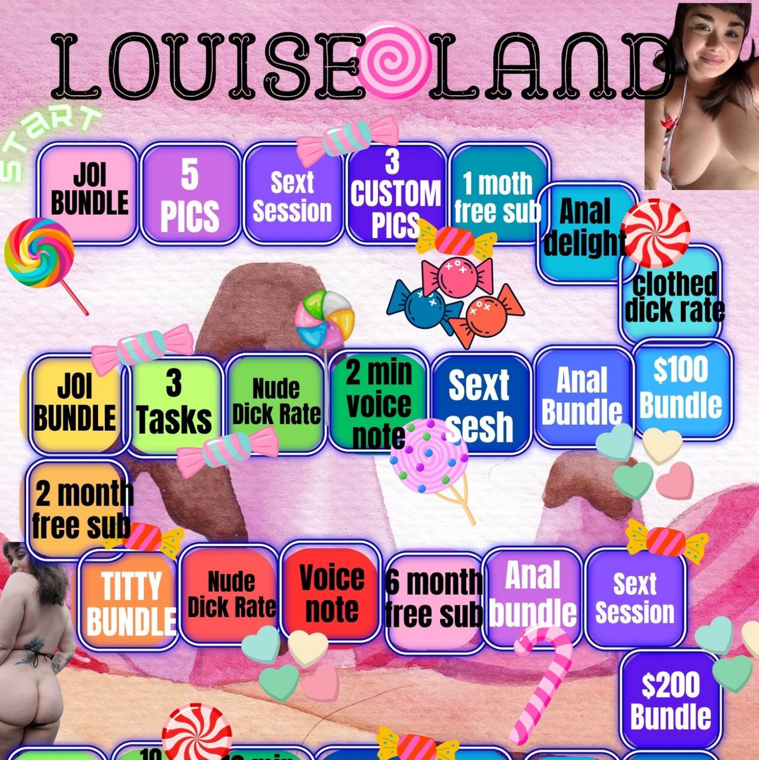 LouiseLand! 3 spins