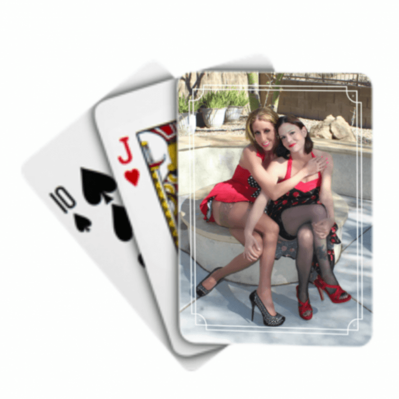 Lourdes Noir Playing Cards