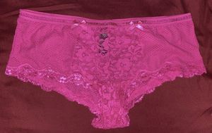 Hot Pink Laced Boyshorts