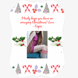 Capris Christmas Card