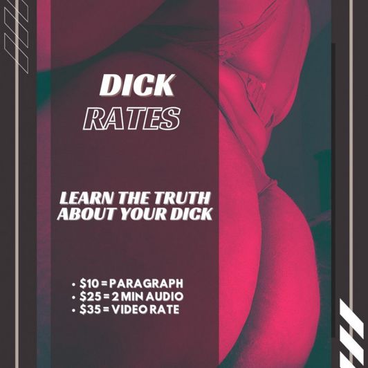 Audio Dick Rates