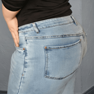 A peek behind these jeans