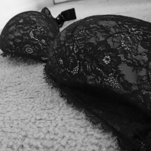 Rose Pattern Bra