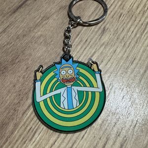 My cute and funny Rick and Morty Keychain!