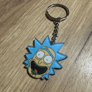 My cute and funny Rick and Morty Keychain!! with Funny Rick