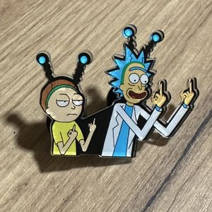 My cute and funny Rick and Morty pin!