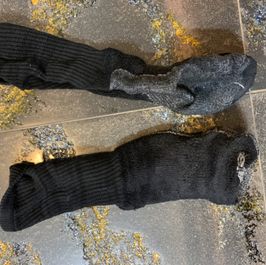After soccer socks by Luke