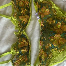 Worn Bra and Panty Set