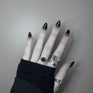New nails for my goth gf