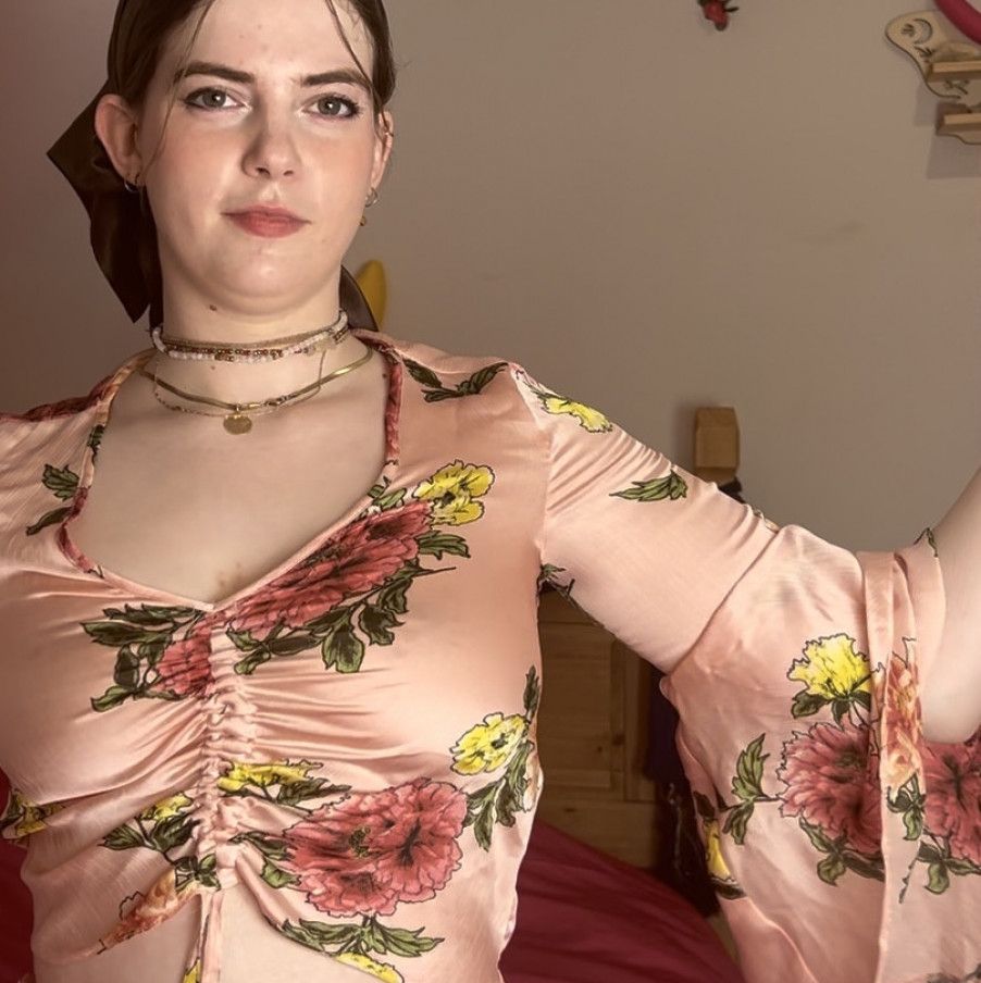 POSTAL: Satin CropTop