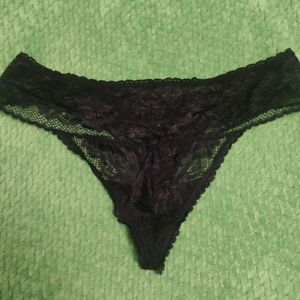 Black lace thong for sale