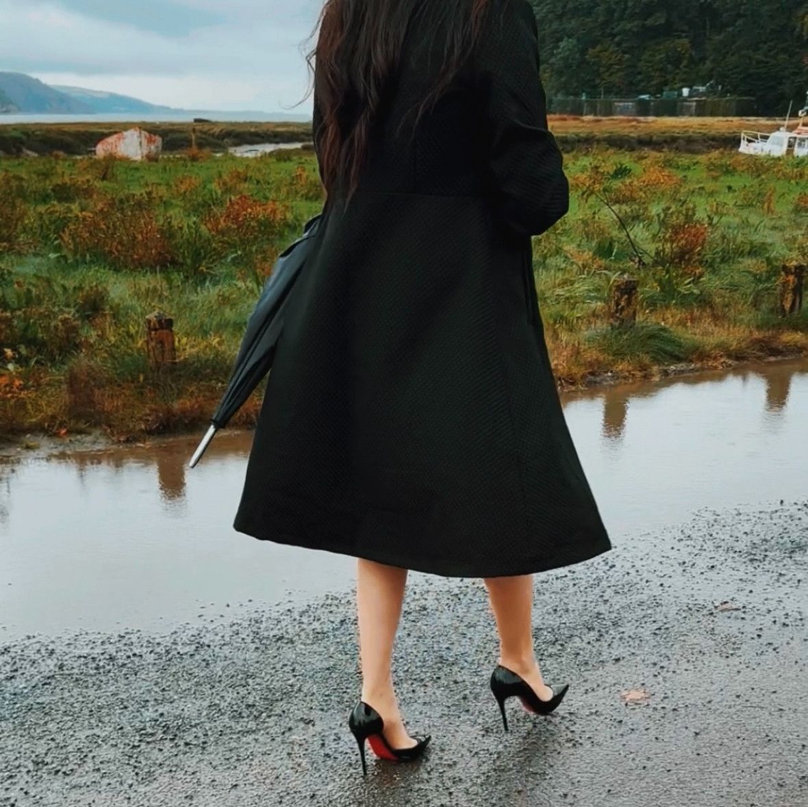 My favourite long black coat