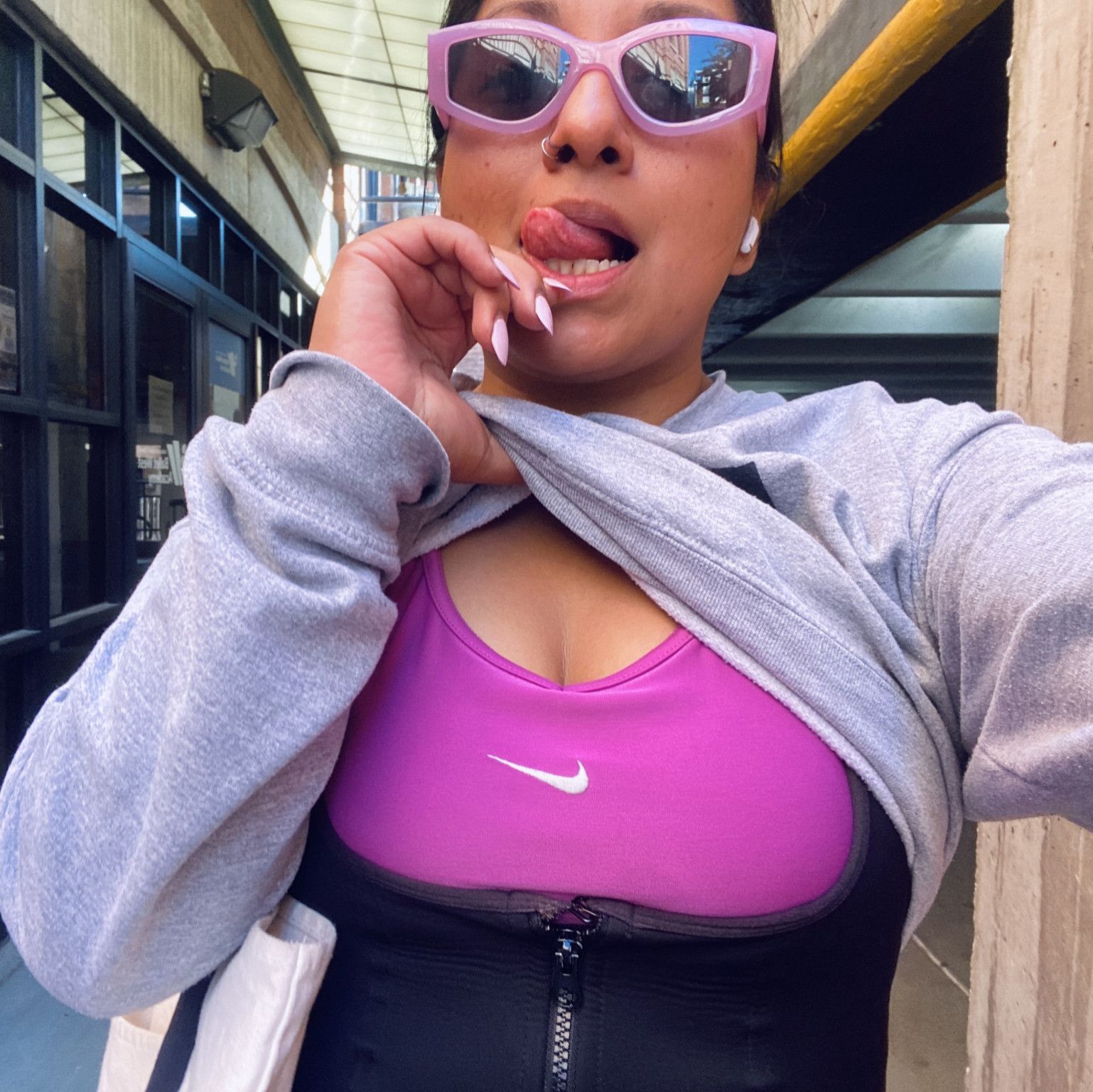 Sweaty Sports Bra
