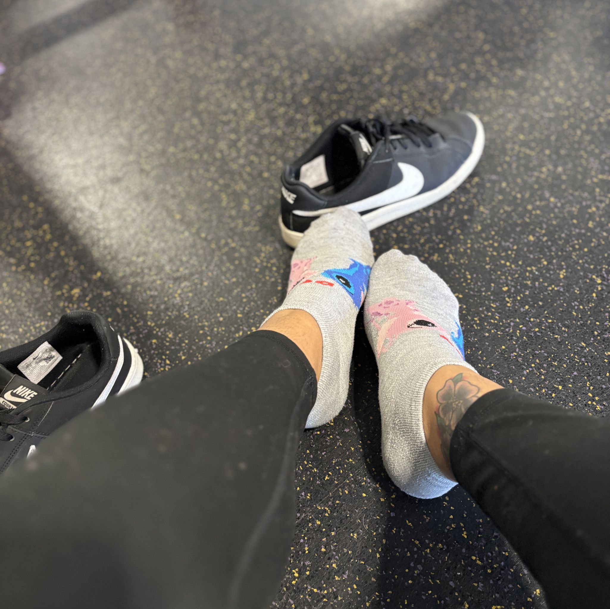 Worn Socks Stitch Ankle Socks