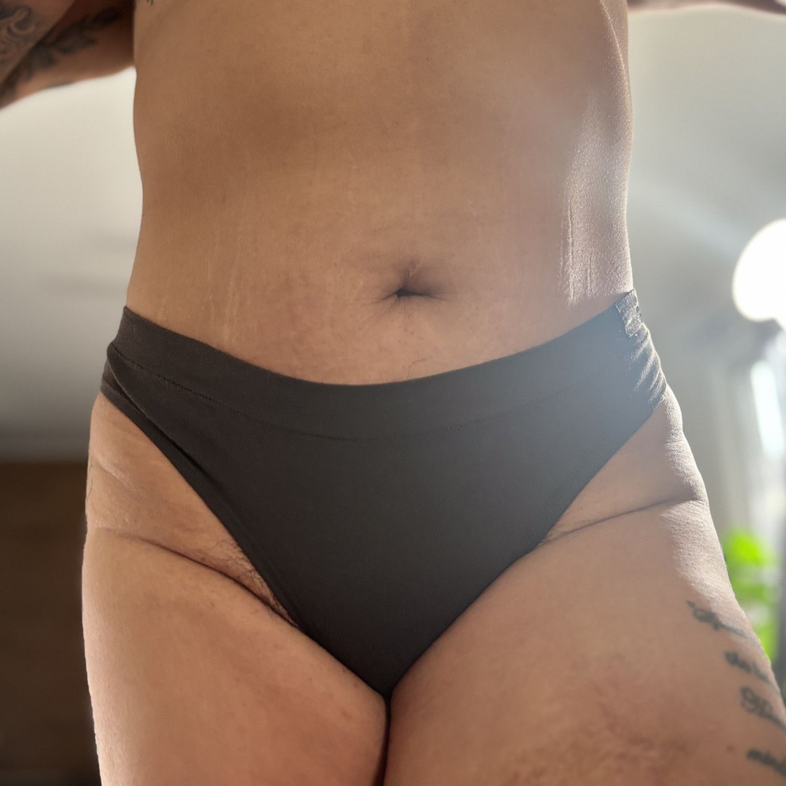 Worn Panties Brown Soft Cotton Underwear