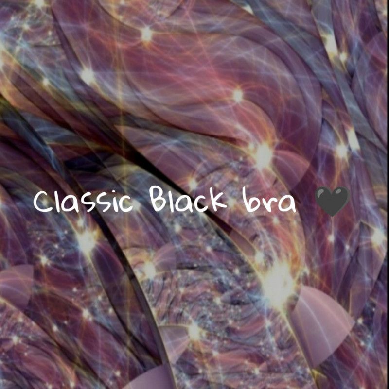Classic Black bra!