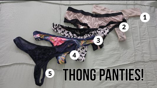 Thong panties