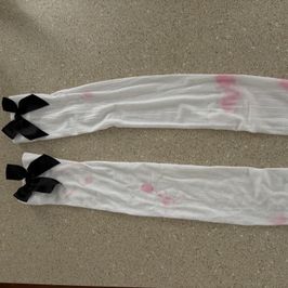 white nylon stockings