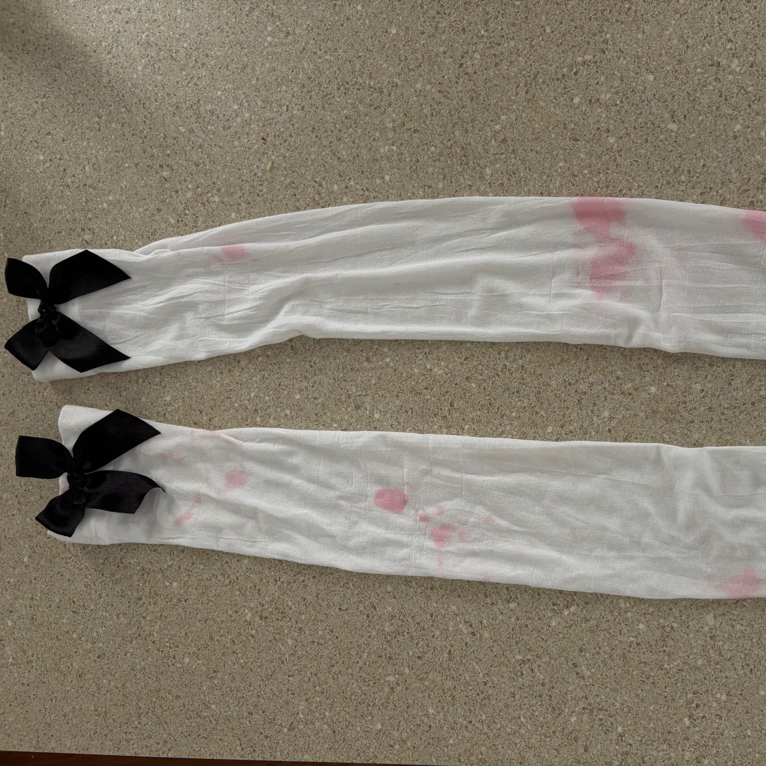 white nylon stockings