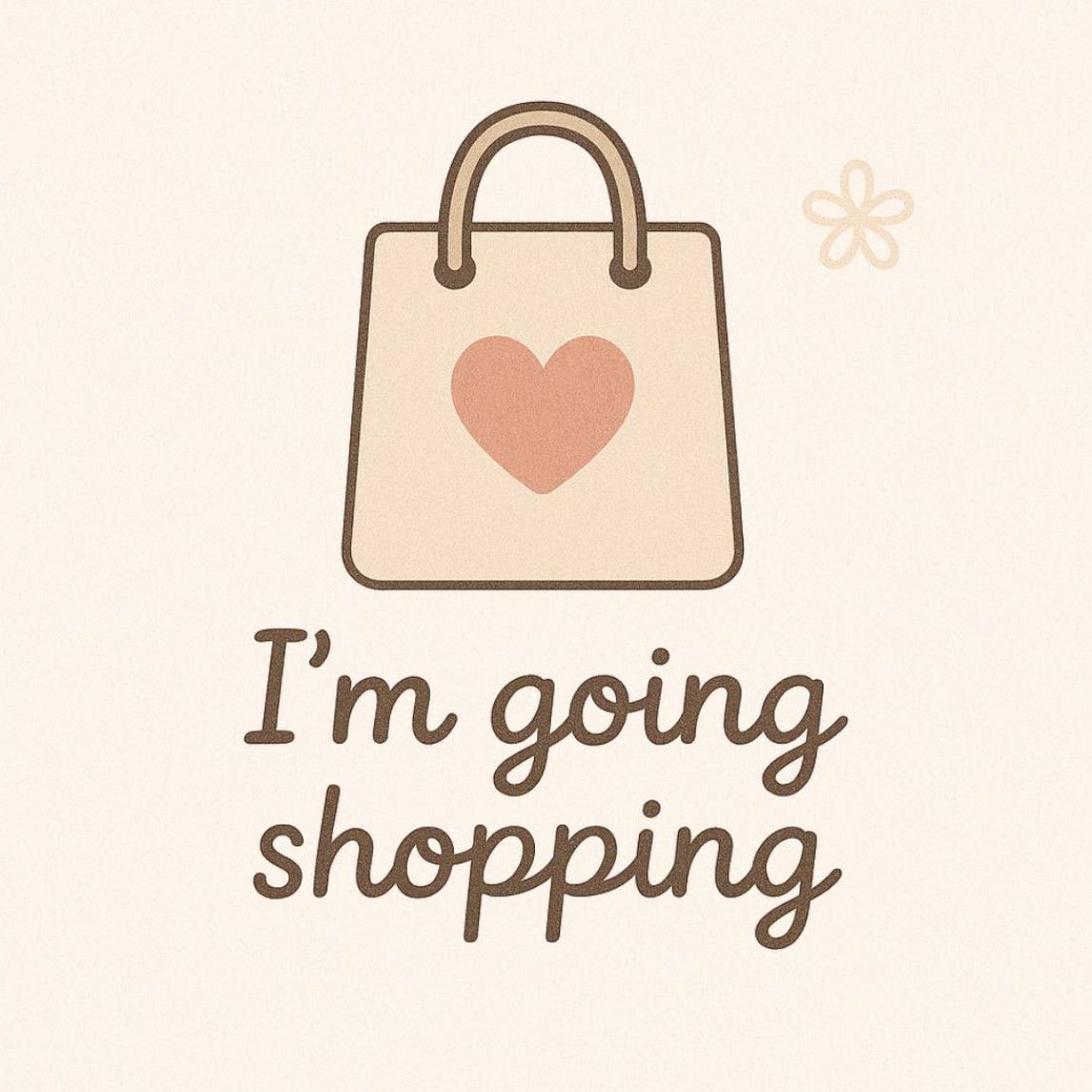 Im going shopping