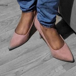 Worn Pink Heels I Got Fucked In