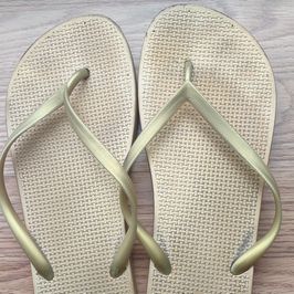 Gold Old Navy Flip Flops
